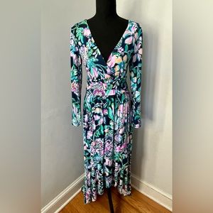 Lilly Pulitzer Montague Maxi Wrap Dress